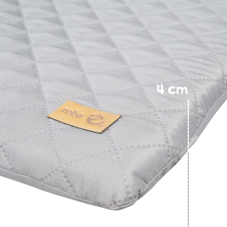 House Bed 60 x 120 cm, FSC certified, baby & side bed, white, 6-way adjustable, convertible