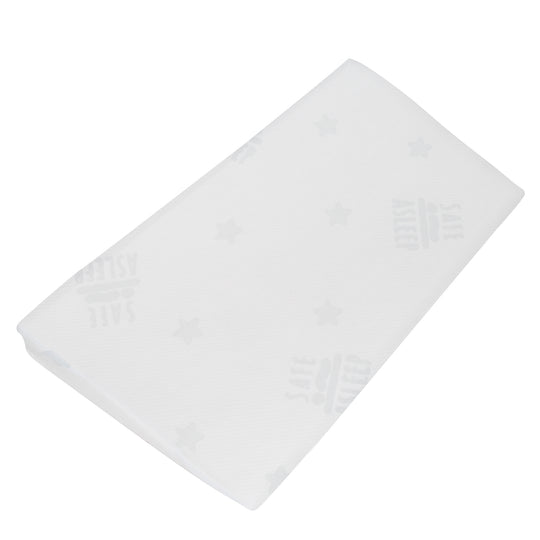 Oreiller de coin 'safe asleep®', Air, 60 x 35 x 8,5 cm, avec couverture jacquard, noyau de matelas perforé