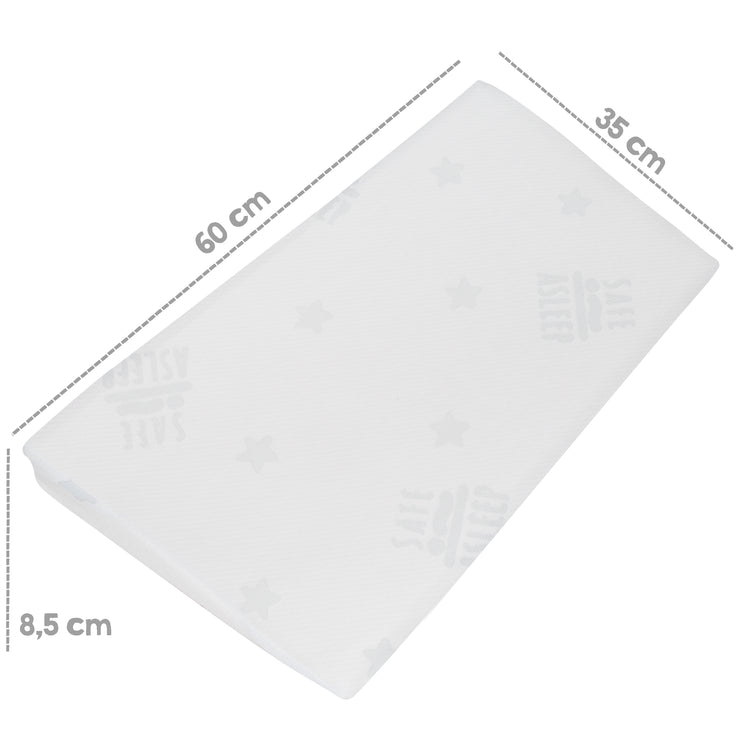 Keilkissen 'safe asleep®', Air, LxBxH: 60 x 35 x 8,5 cm, mit Jacquard-Bezug, gelochter Matratzenkern