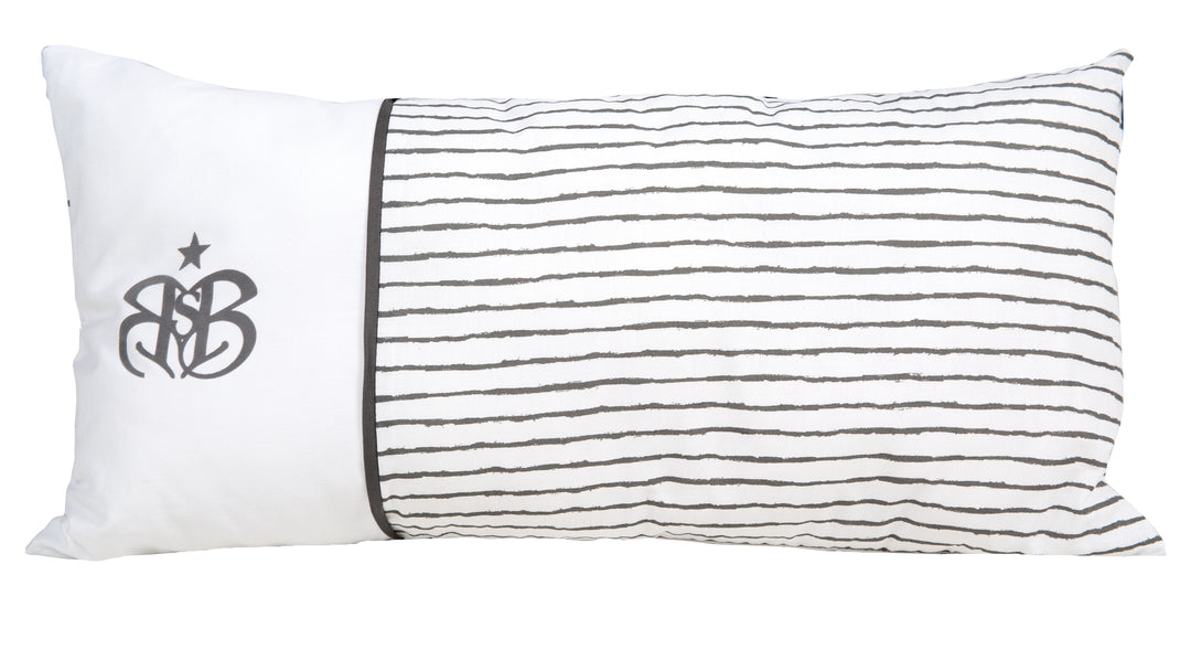 Coussin décoratif 'Rock Star Baby 3' 30 x 60 cm, décoration pour la chambre d'enfant, 100 % coton