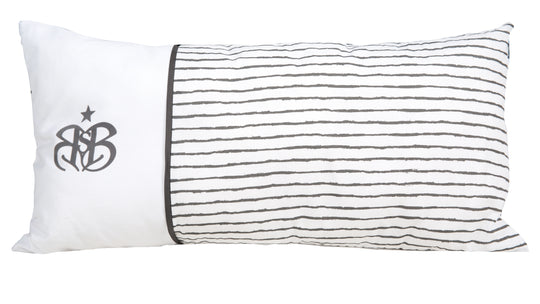 Coussin décoratif 'Rock Star Baby 3' 30 x 60 cm, décoration pour la chambre d'enfant, 100 % coton