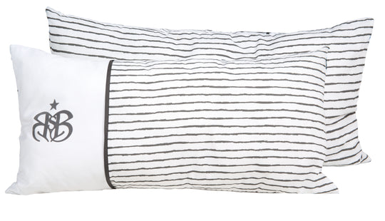 Coussin décoratif 'Rock Star Baby 3' 30 x 60 cm, décoration pour la chambre d'enfant, 100 % coton