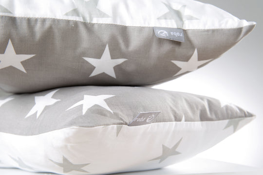 Coussin décoratif 'Little Stars' 30 x 60 cm, décoration pour la chambre d'enfant, 100 % coton