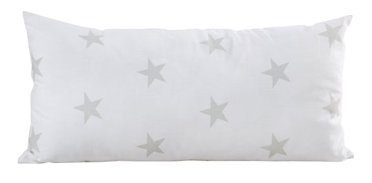 Coussin décoratif 'Little Stars' 30 x 60 cm, décoration pour la chambre d'enfant, 100 % coton