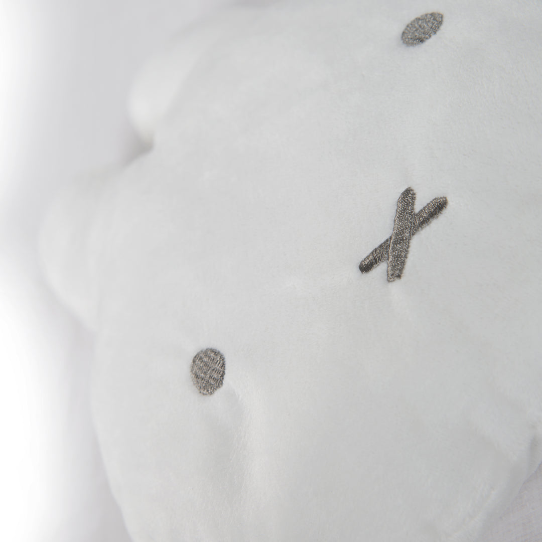 Dekokissen 'miffy®' fürs Baby-/ Kinderzimmer, Kuschelkissen aus weichem Coral-Fleece