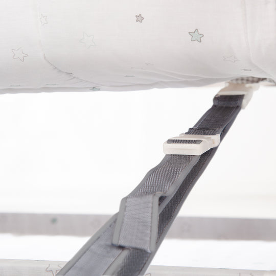 Sangle complémentaire pour fixer les lits de chambre et d'appoint aux lits boxspring