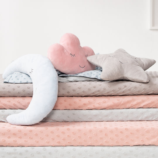 Nuage en peluche 'roba Style' - Coussin décoratif douillet pour chambre d'enfant - Rose