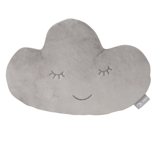 Nuage en peluche 'roba Style' - Coussin décoratif douillet pour chambre d'enfant - Gris argenté