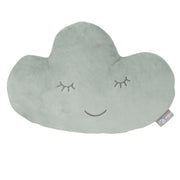 Cuddly cushion cloud 'roba Style' frosty green, fluffy decorative cushion for baby & children's rooms