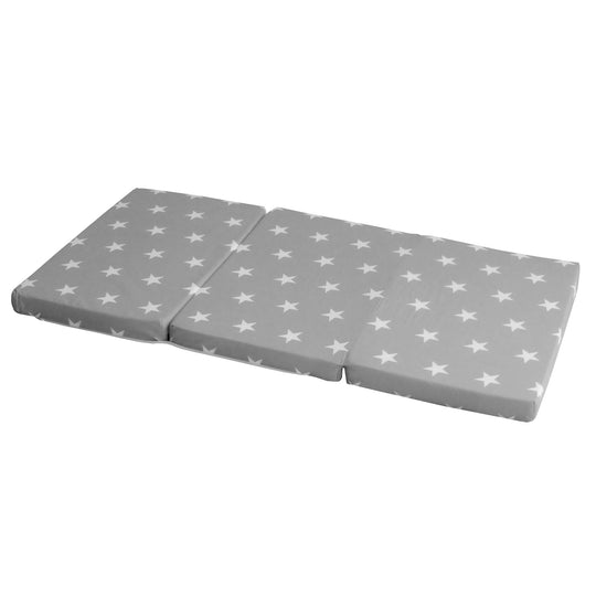 Reisebettmatratze 'Little Stars', faltbares Reisebett, Baby/Kinderbett 60 x 120 cm, inkl. Tragetasche