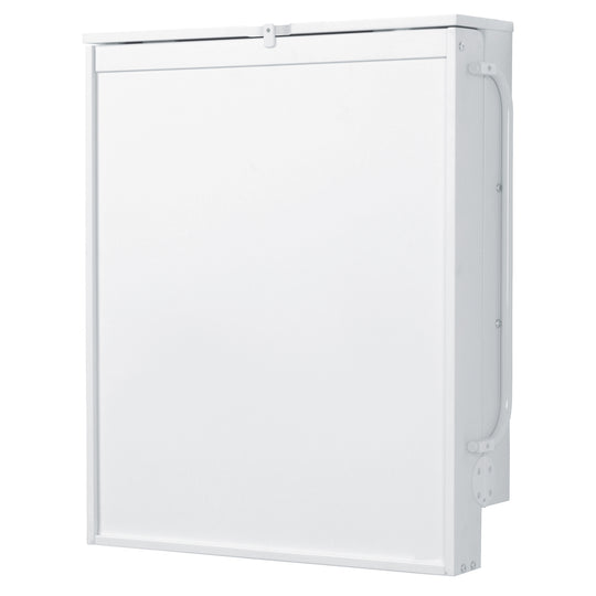 Estante de pared para cambiar, estante plegable para cambiar, incluye almohadilla para cambiar blanca