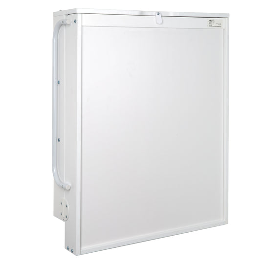 Estante para cambiar de pared blanco + Almohadilla para cambiar 'roba Style' gris - Plegable y ahorra espacio