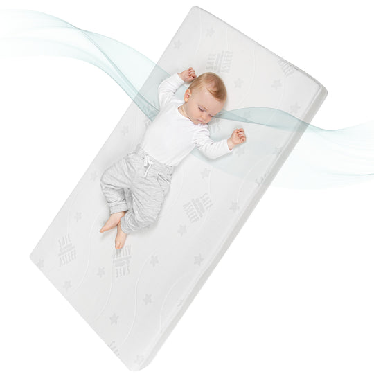 Colchón para cuna 'safe asleep®', AIR BALANCE PLUS, 70 x 140 x 9 cm, para un clima óptimo de sueño