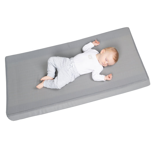Matelas pour lit bébé 'safe asleep®' - 70 x 140 cm - AIR BALANCE PREMIUM - Épaisseur 9 cm - Gris