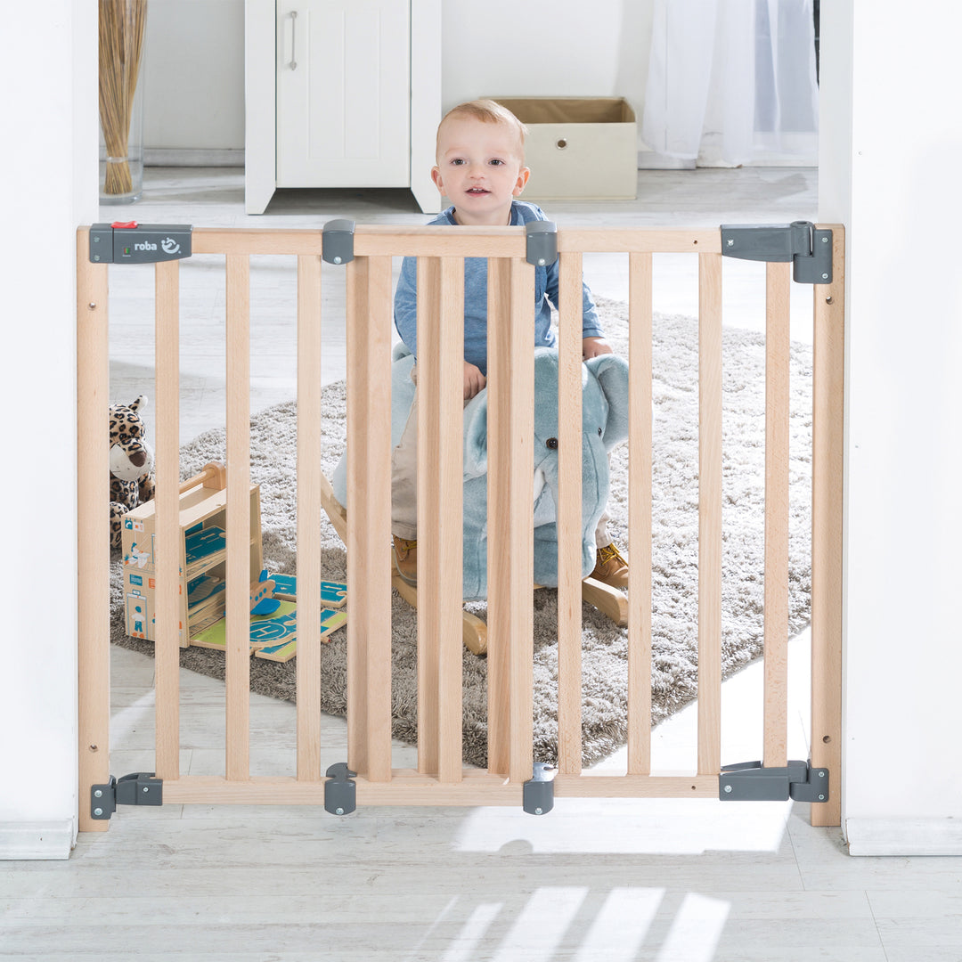 Türschutzgitter in Bio-Buche mit magnetischem Verschluss