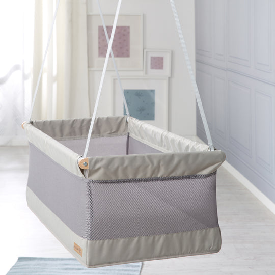 Hanging Cradle 'safe asleep®', Sleeping Area 45 x 90 cm, Mesh Fabric including Perforated Mattress