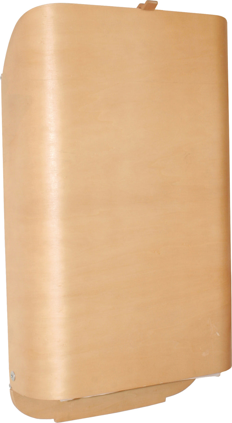 Cambidador de pared, enrollable de madera de estante de bobinado curvado, incluido el cojín de envoltura 'Liebhabaer'