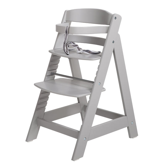 Chaise haute évolutive 'Sit Up III' en bois - Qui grandit avec l'enfant jusqu’à chaise jeune - Taupe