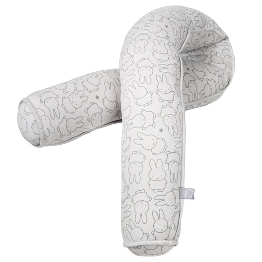 Bed Bumper 'miffy®', Suitable as a Nursing Pillow, Made of 100% Cotton Jersey, Length 170 cm