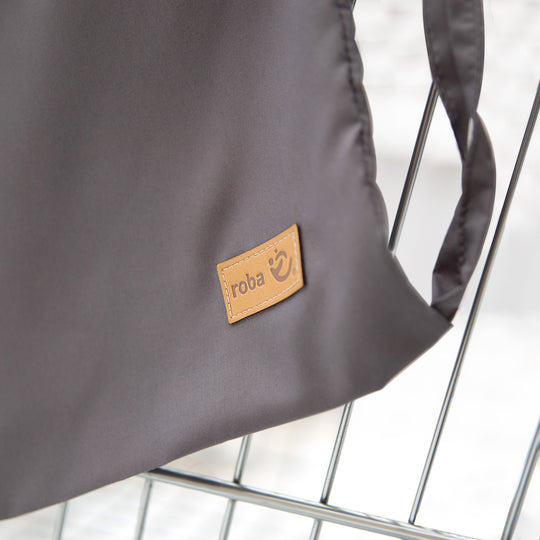 Einkaufswagenschutz 'roba Style' für Babys inkl. Tragerucksack - Anthrazit