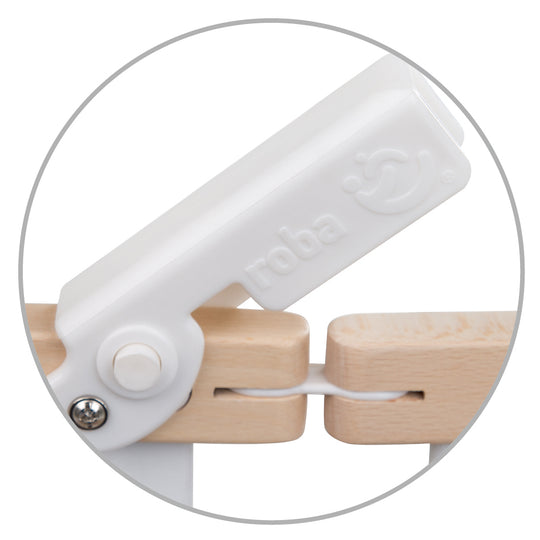 Lit bébé pliable 'Fold Up' 60 x 120 cm - Hauteur réglage - Roulettes mobiles - Bicolore