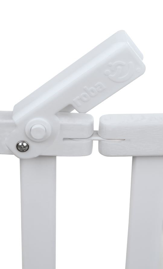 Lit bébé pliable 'Fold Up' 60 x 120 cm - Hauteur réglage - Roulettes mobiles - Blanc