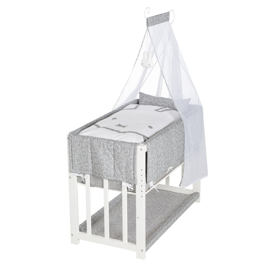 Cradle & Co-Sleeping Bed 'miffy®' 3-in-1, Baby Bed, Including Complete Bed Accessories