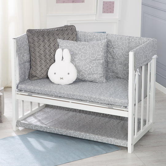 Cradle & Co-Sleeping Bed 'miffy®' 3-in-1, Baby Bed, Including Complete Bed Accessories