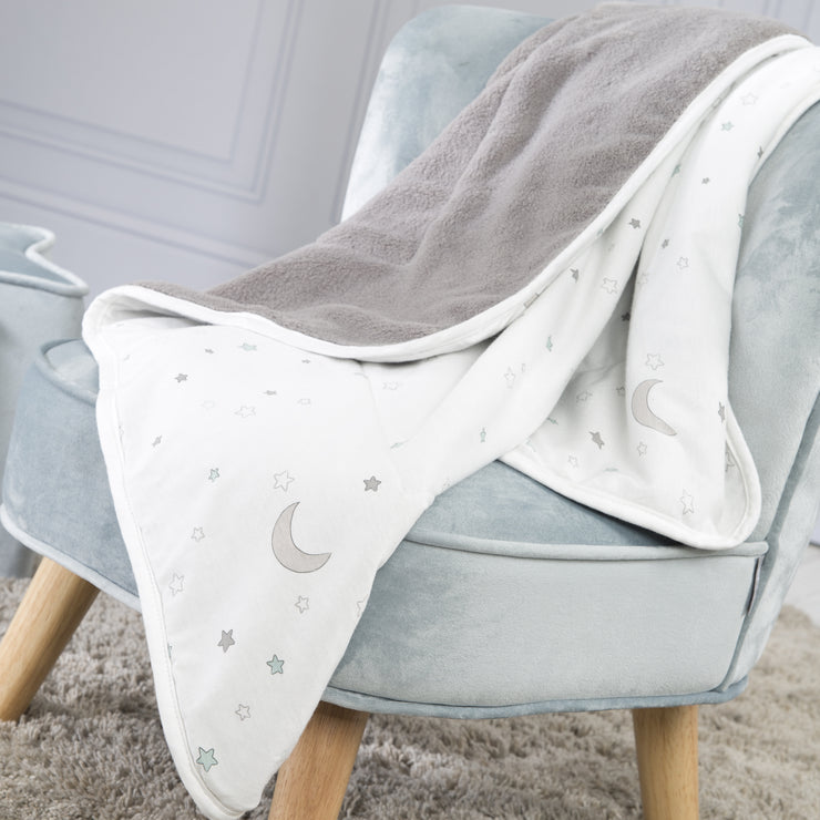 Baby blanket 'Sternenzauber', jersey blanket made of 100% cotton, 80 x 80 cm