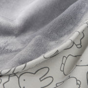 Manta de bebé 'Miffy', manta de punto hecha de 100% algodón para niñas y niños, 80 x 80 cm