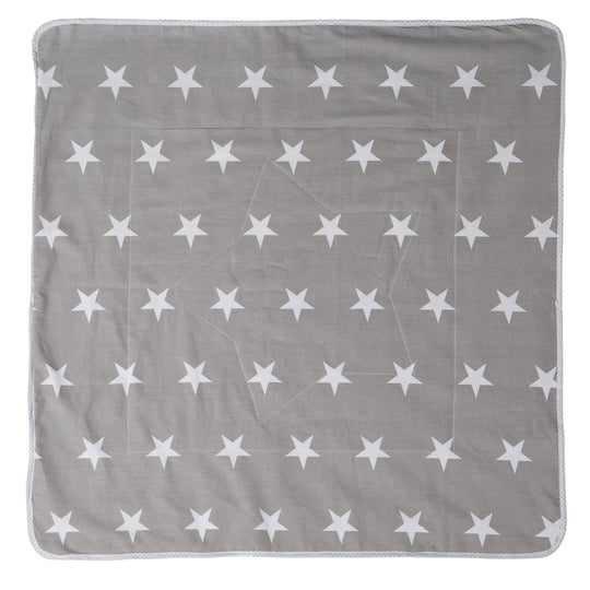 Couverture de bébé 'Little Stars', 2 faces : 1x très doux, chaud et douillet, 1x 100% coton