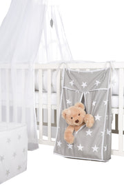 Organizer in tessuto "Little Stars", contenitore e decorazione per pannolini, giocattoli o accessori per neonati