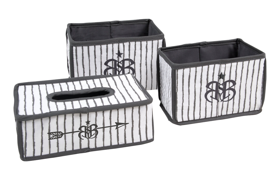 Set d'organisation des soins 'Rock Star Baby 3', 2 boîtes de couches, 1 boîte de lingettes humides