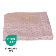 Organic blanket 'Lil Planet', Terry Dots, organic cotton, GOTS certified, 80 x 80 cm