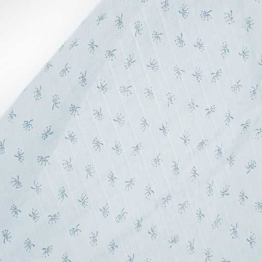 Organic 3-Piece Diaper Set 'Lil Planet' Light Blue, Muslin Fabric, Organic Cotton, GOTS, 80 x 80 cm
