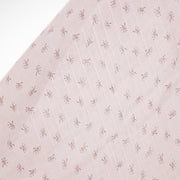 Organic set of 2 puck & nursing cloths 'Lil Planet' pink / mauve, organic cotton, GOTS, 120 x 120 cm