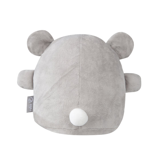 Cojín de peluche 'Lil Cuties', peluche 'Sammy' con tarjeta de amistad, Gris Plateado