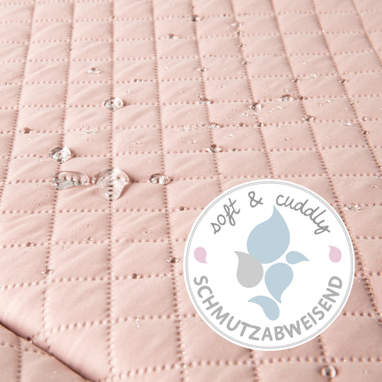 Play Mat 'roba Style' 85 x 75 cm incl. Play Arch with 5 Elements 'Lily' - Pink