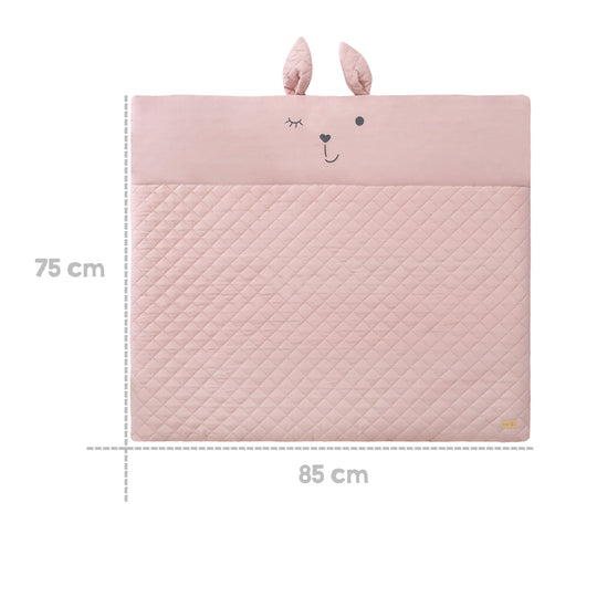 Play Mat 'roba Style' 85 x 75 cm incl. Play Arch with 5 Elements 'Lily' - Pink