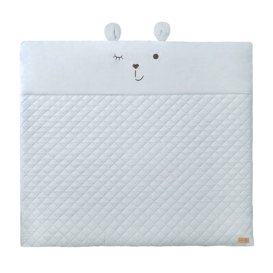Play Mat 'roba Style' 85 x 75 cm incl. Play Arch with 5 Elements 'Benny' - Light Blue