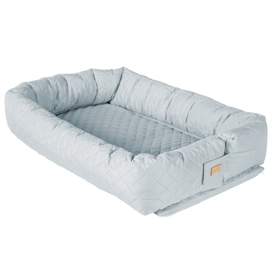 BabyLounge 3 in 1 'roba in stile roba' blu chiaro/cielo, serpente da letto o avvolgimento