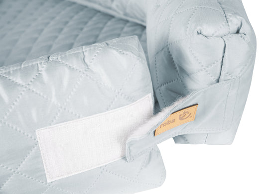 BabyLounge 3 in 1 'roba in stile roba' blu chiaro/cielo, serpente da letto o avvolgimento