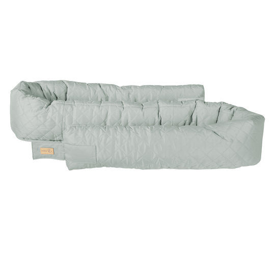 Babylounge 3 en 1 'roba Style' verde escarchado - cuna de viaje, cojín nido o cambiador