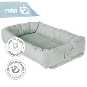 Babylounge 3 in 1 'roba Style' frosty green - travel bed, changing pad, bed snake