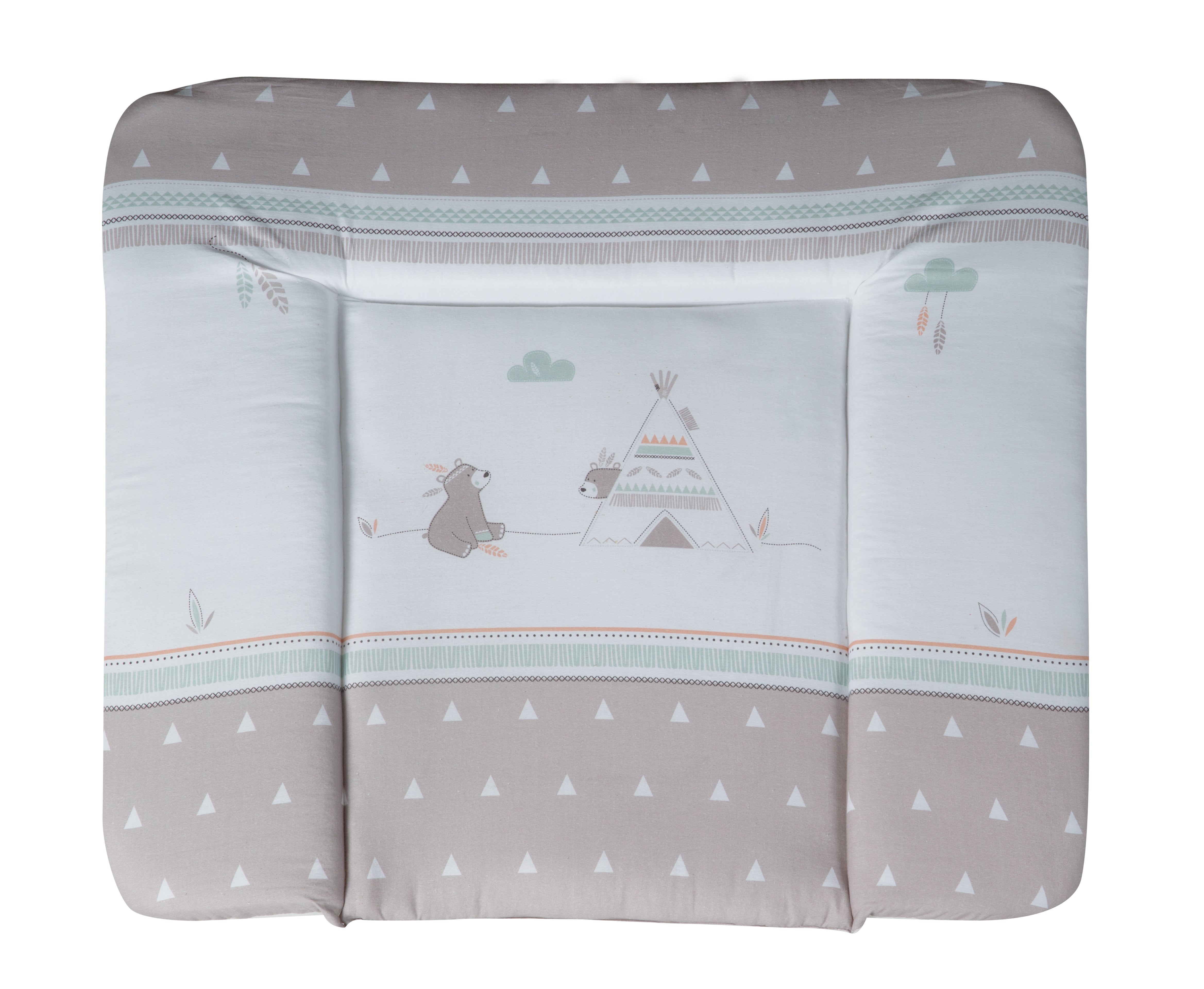 Wickelauflage 85 x 75 cm, Serie: Indibär, PU beschichtet