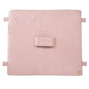 Materassino per fasciatoio "roba Style con cinghia e linguette, 85 x 75 cm, rosa/malva