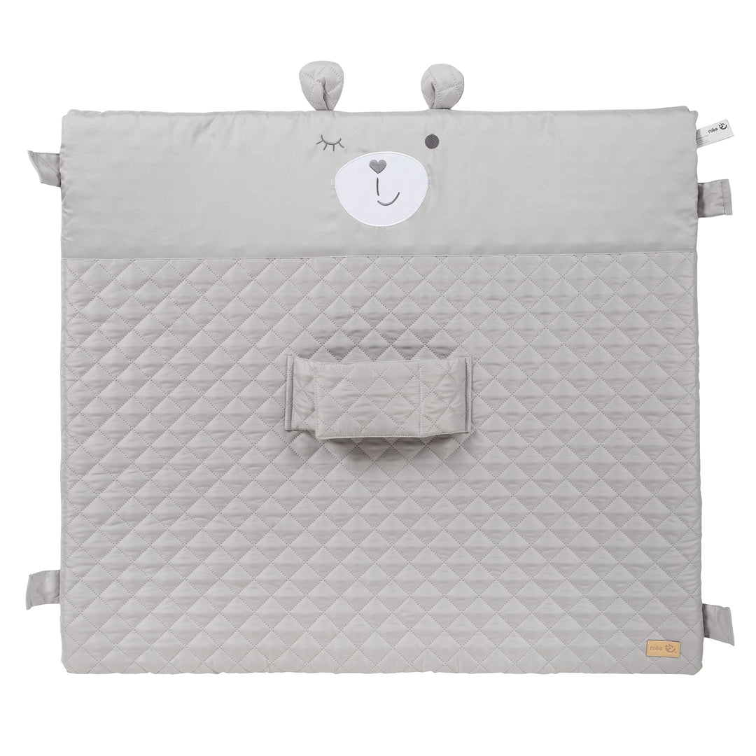 Changing Mat 'roba Style' 85 x 75, with Safety Belt & Tabs, with Bear Face