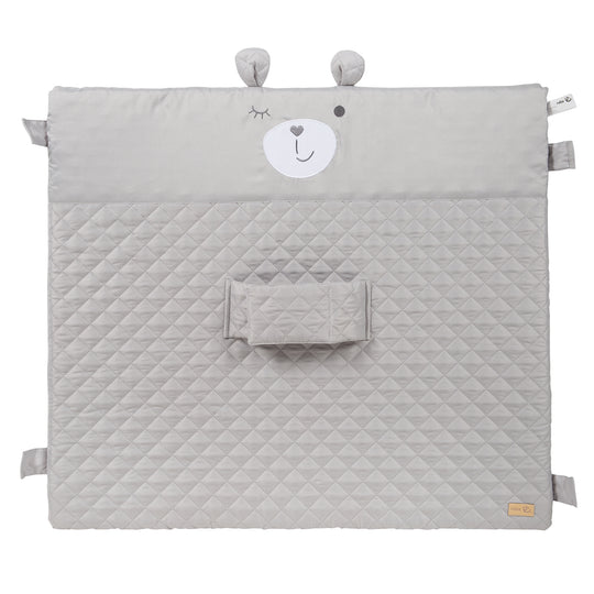 Changing Mat 'roba Style' 85 x 75, with Safety Belt & Tabs, with Bear Face