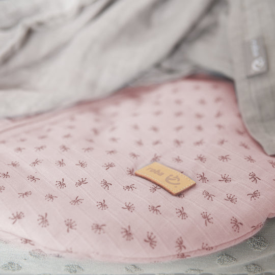 Saco de dormir orgánico 'Lil Planet' rosa/mauve, 70 - 110 cm, de muselina orgánica (GOTS)