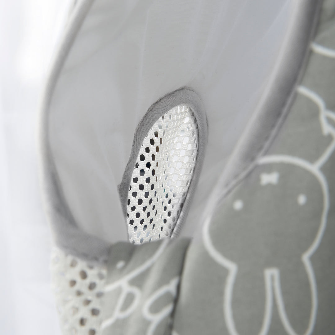 Saco de dormir 'safe asleep®' Easy Air, diseño 'miffy®', de algodón y malla